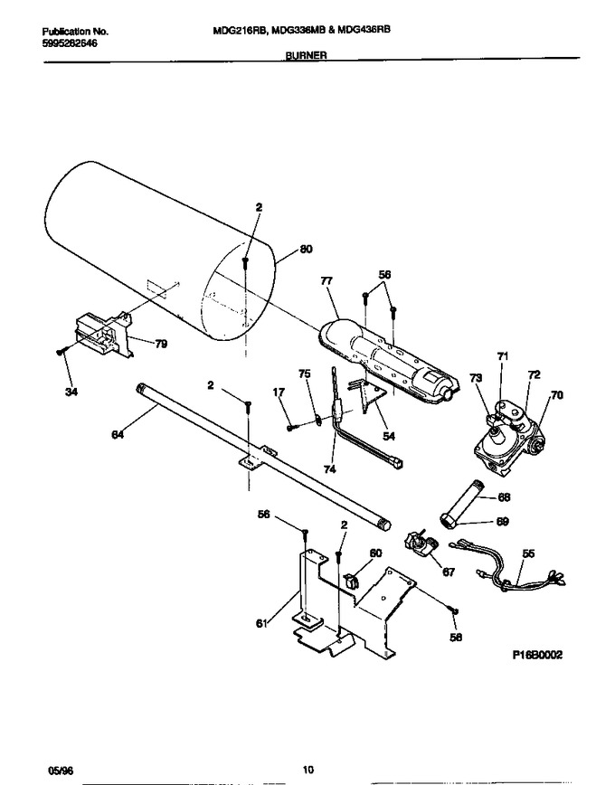 Diagram for MDG216RBW2
