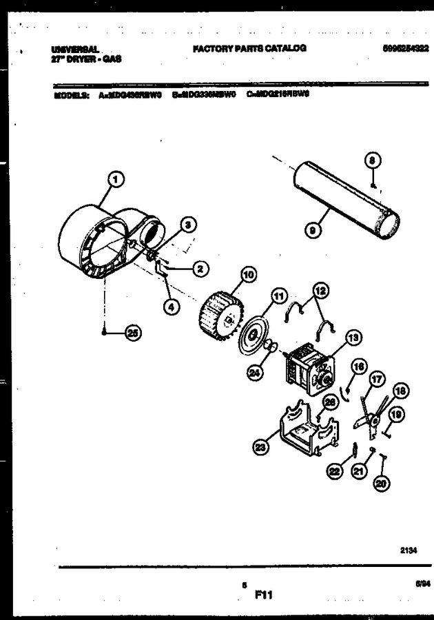 Diagram for MDG336MBWW0