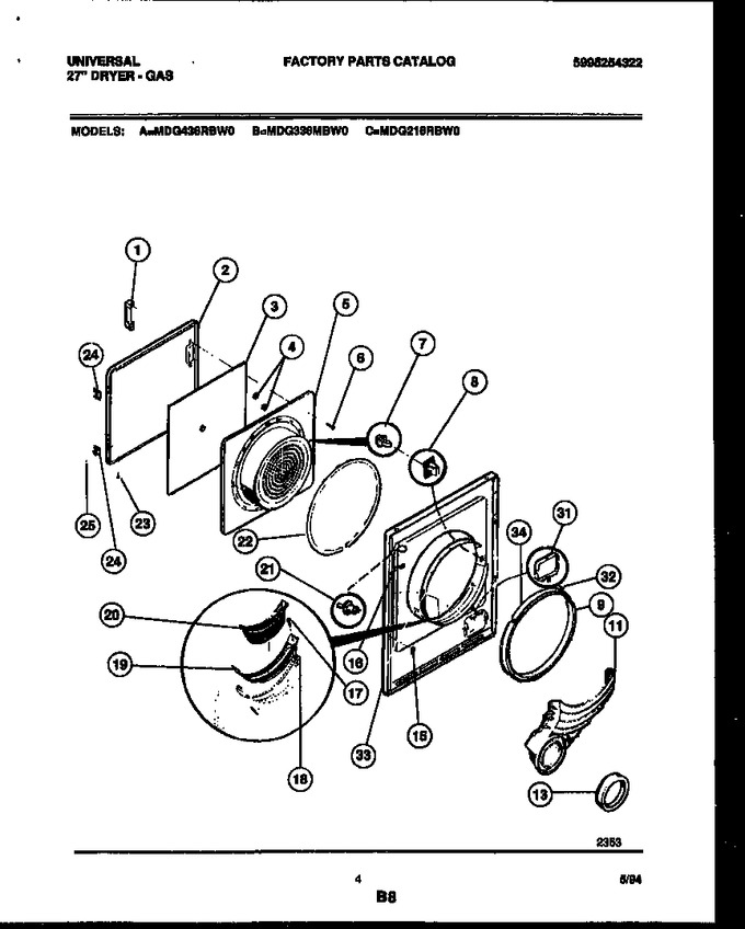 Diagram for MDG336MBW0