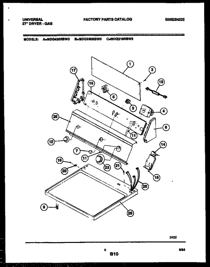 Diagram for MDG336MBW0