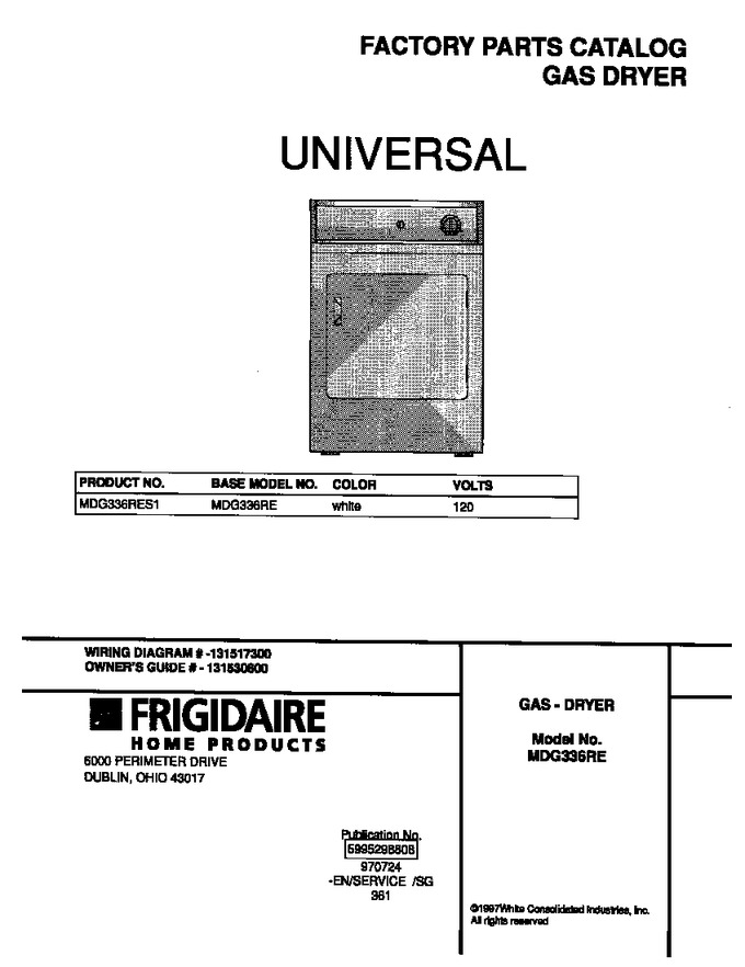 Diagram for MDG336RES1