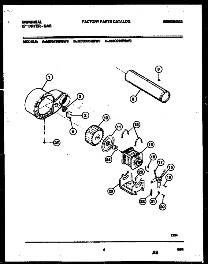 Diagram for MDG436RBW0