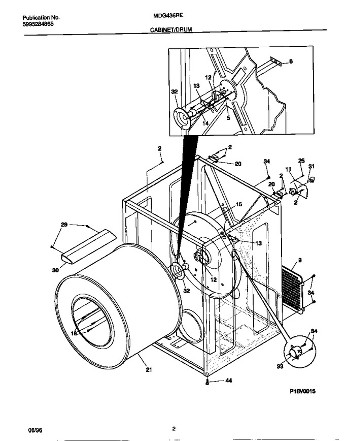 Diagram for MDG436REW0