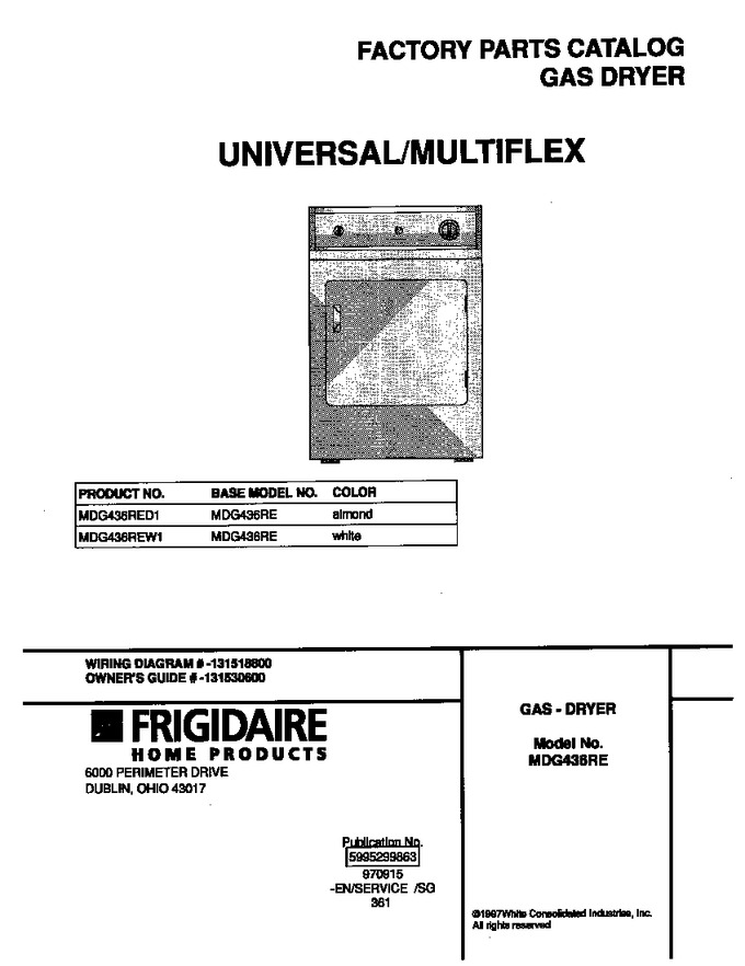 Diagram for MDG436RED1