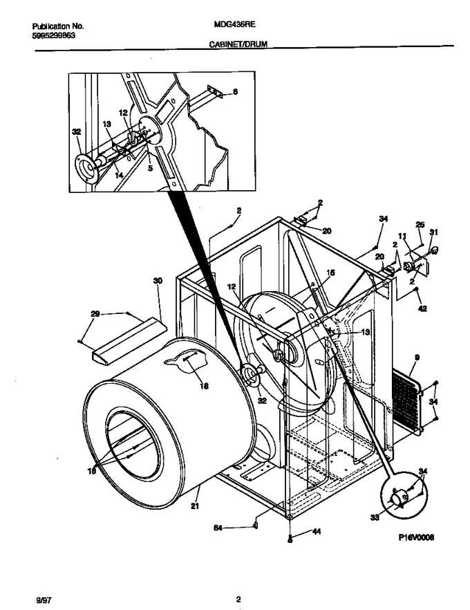 Diagram for MDG436REW1
