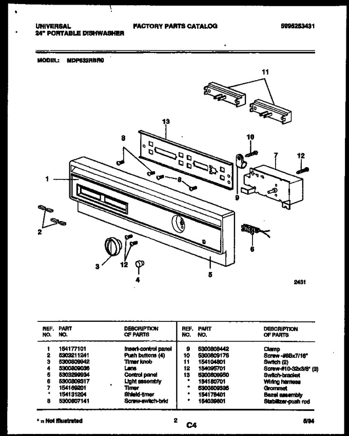 Diagram for MDP632RBR0