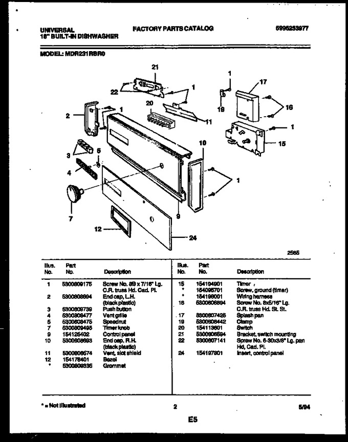 Diagram for MDR231RBR0