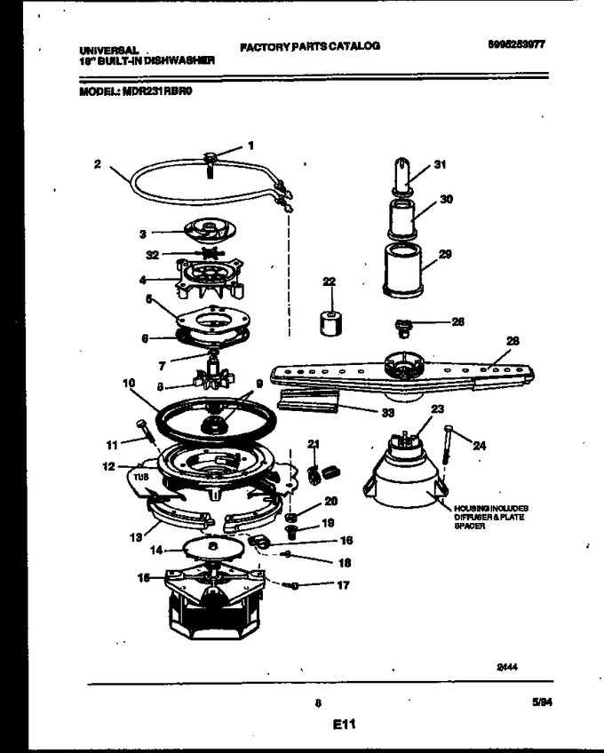 Diagram for MDR231RBR0