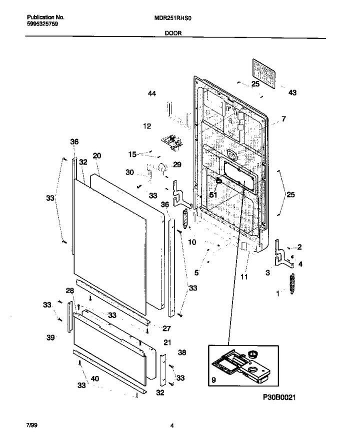 Diagram for MDR251RHS0