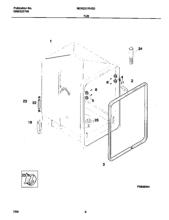 Diagram for MDR251RHS0
