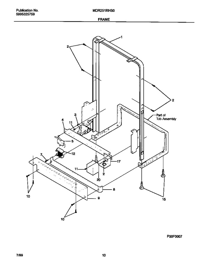 Diagram for MDR251RHS0