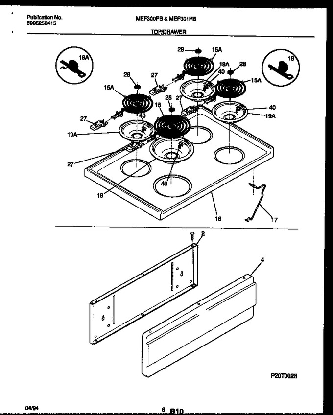 Diagram for MEF300PBWA