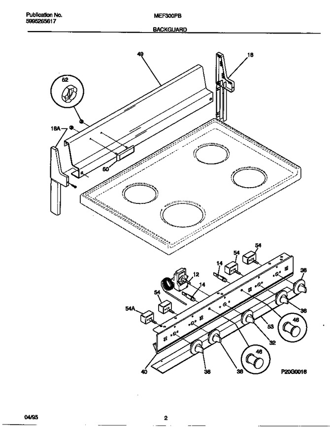 Diagram for MEF300PBWB