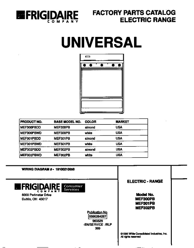Diagram for MEF301PBWD