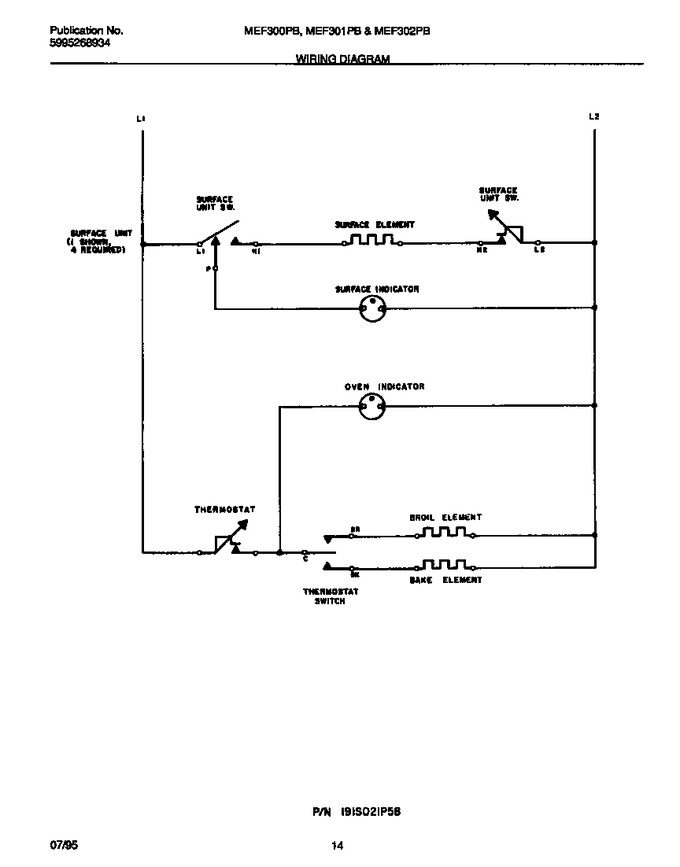 Diagram for MEF300PBWE