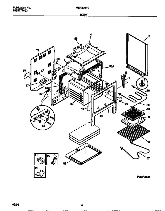 Diagram for MEF300PBWF