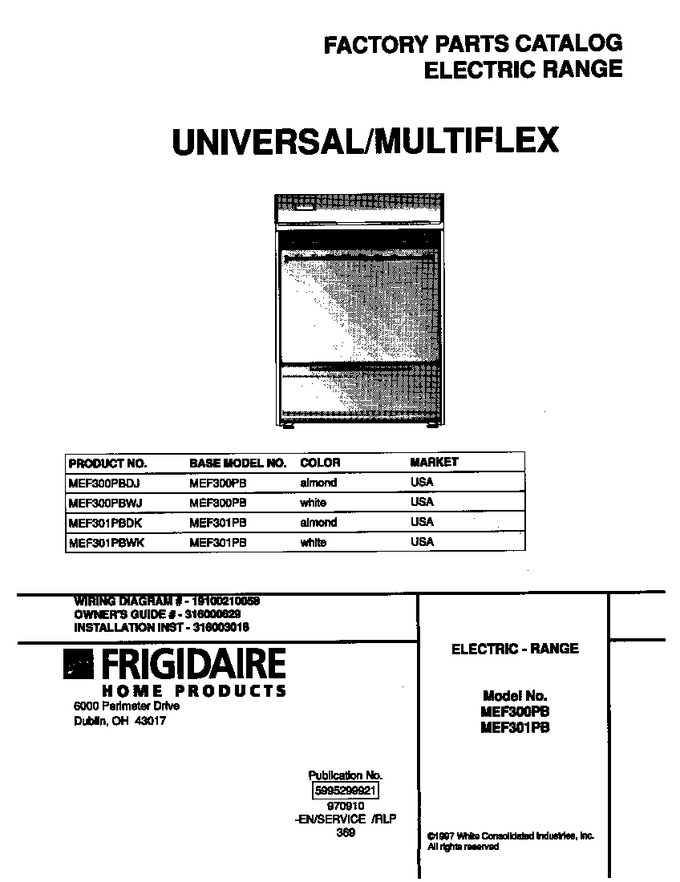 Diagram for MEF301PBWK