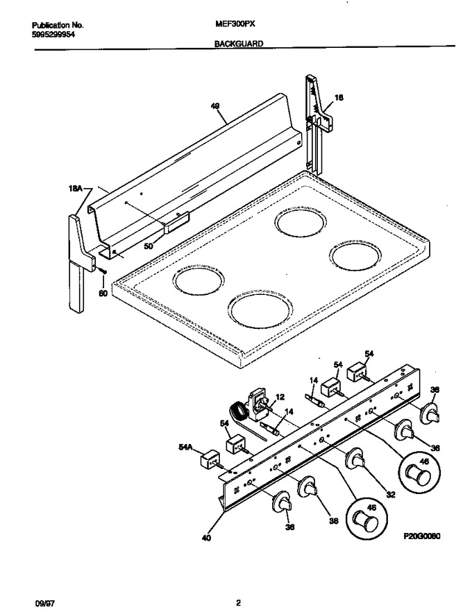 Diagram for MEF300PXWE