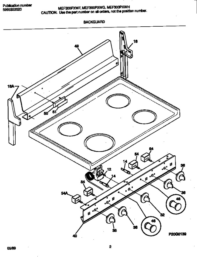 Diagram for MEF300PXWH