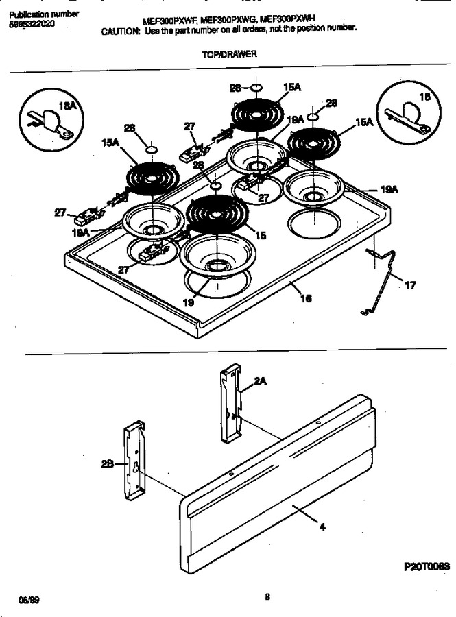 Diagram for MEF300PXWF