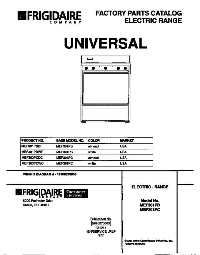 Diagram for MEF303PCWC