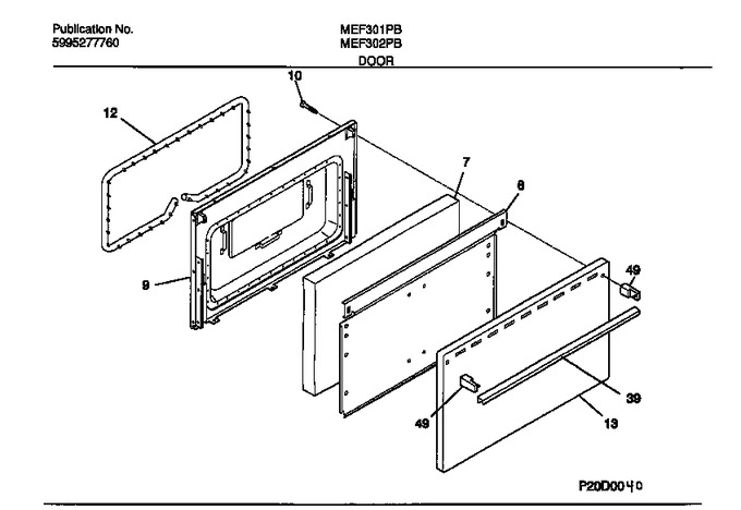 Diagram for MEF302PBWF