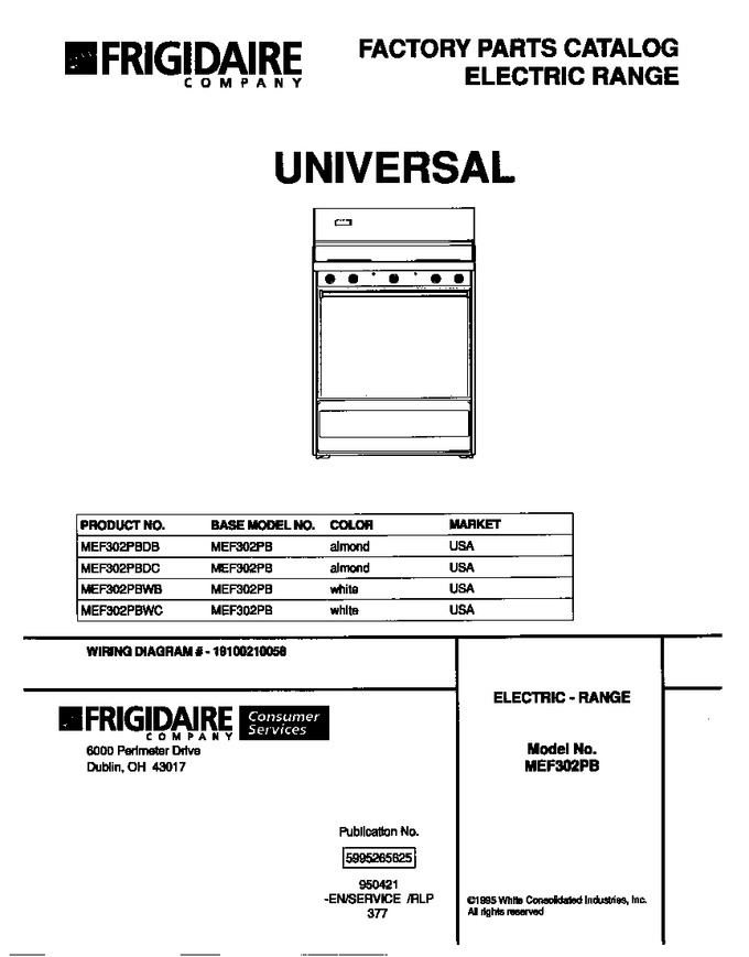 Diagram for MEF302PBWB