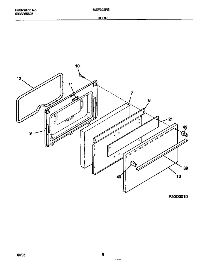 Diagram for MEF302PBWB