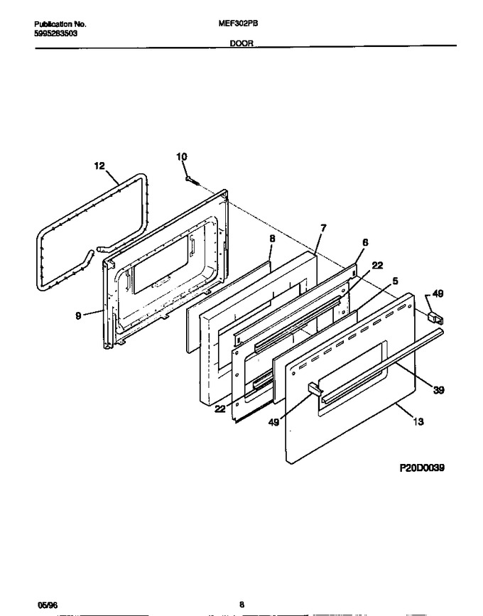 Diagram for MEF302PBWG