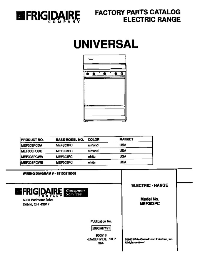 Diagram for MEF303PCDB