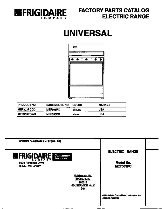 Diagram for MEF303PCWD