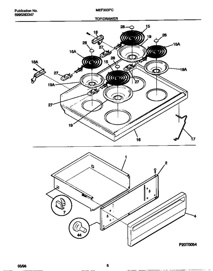 Diagram for MEF303PCWF
