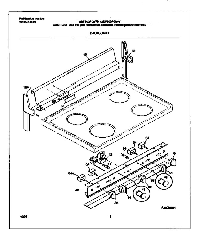 Diagram for MEF303PGWY