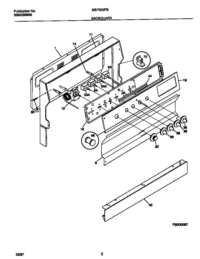 Diagram for MEF305PBWF