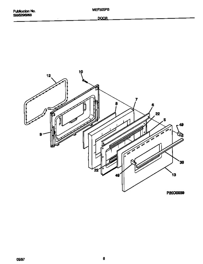 Diagram for MEF305PBDF
