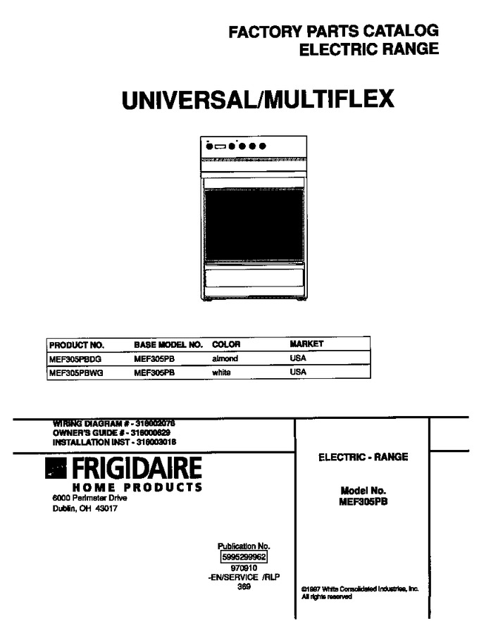 Diagram for MEF305PBDG
