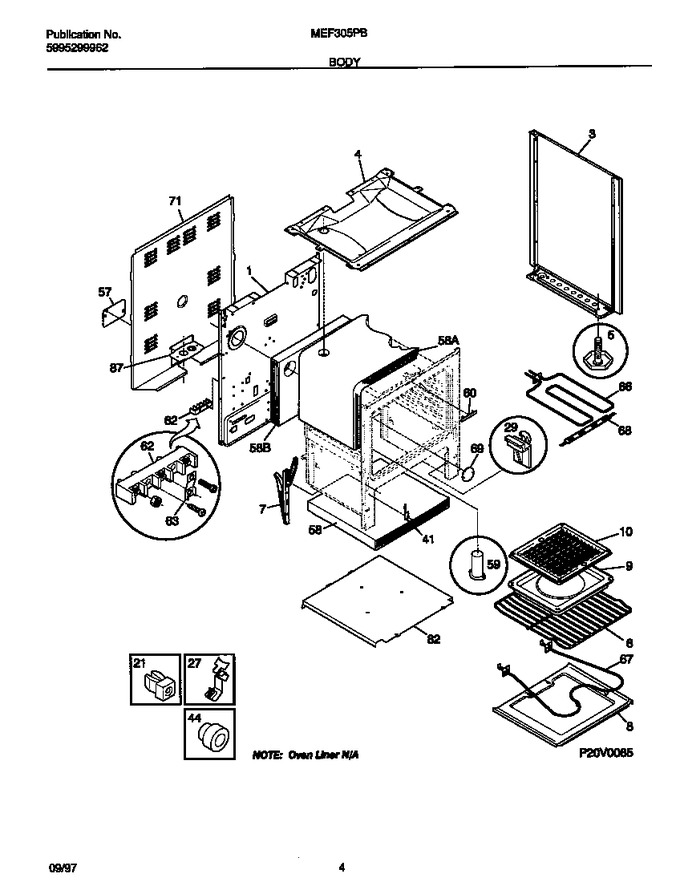 Diagram for MEF305PBWG