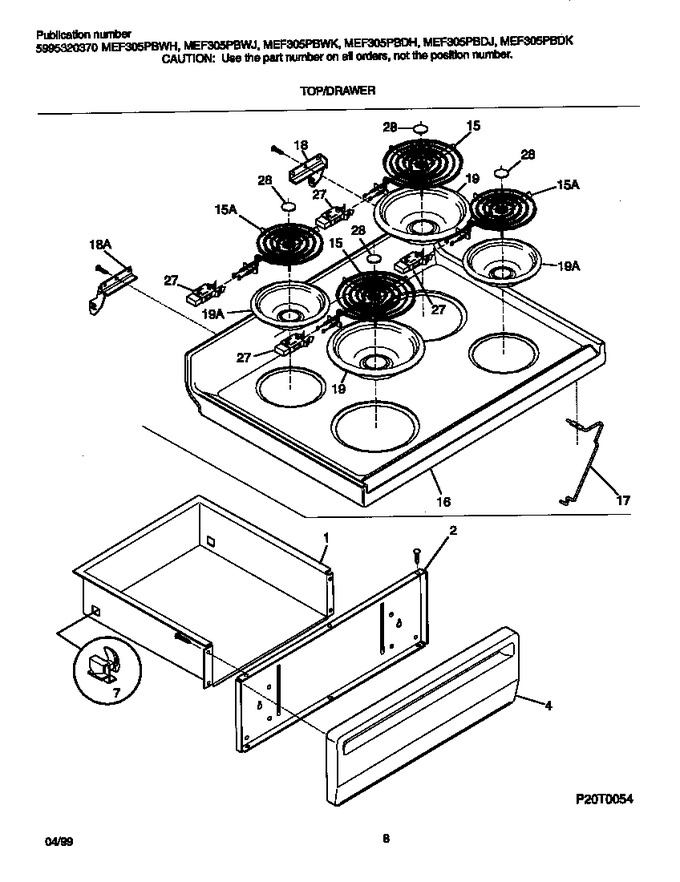 Diagram for MEF305PBDJ