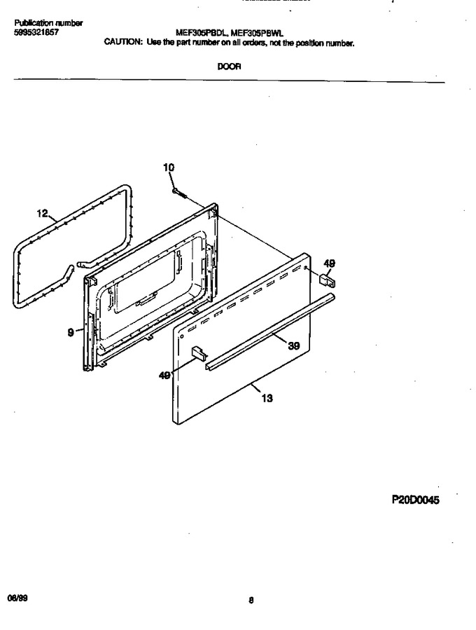 Diagram for MEF305PBWL