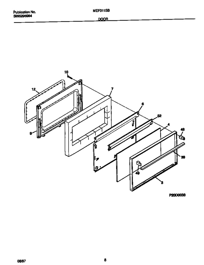 Diagram for MEF311SBWG
