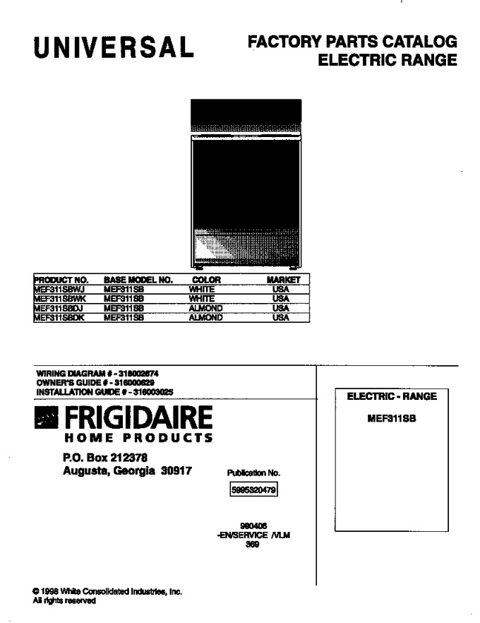 Diagram for MEF311SBDK