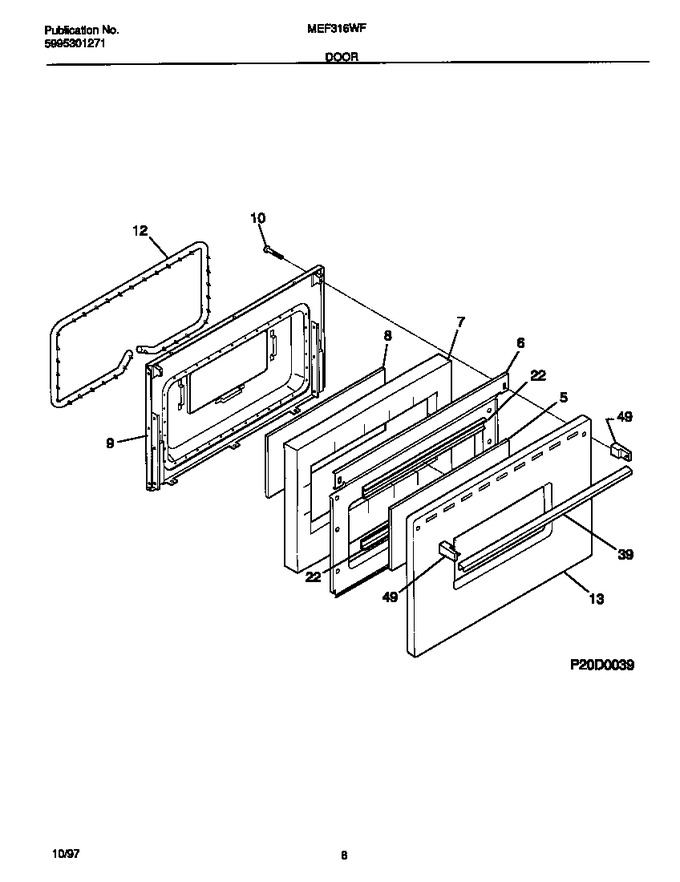 Diagram for MEF316WFTC