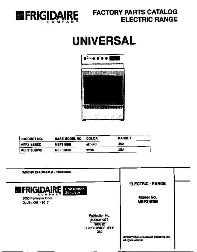 Diagram for MEF318BBWD
