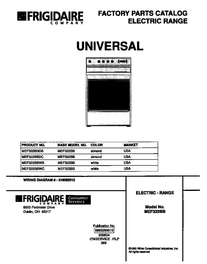 Diagram for MEF322BBWB
