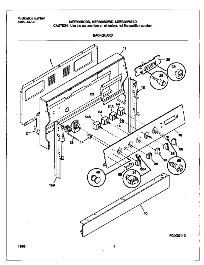 Diagram for MEF322WGSD