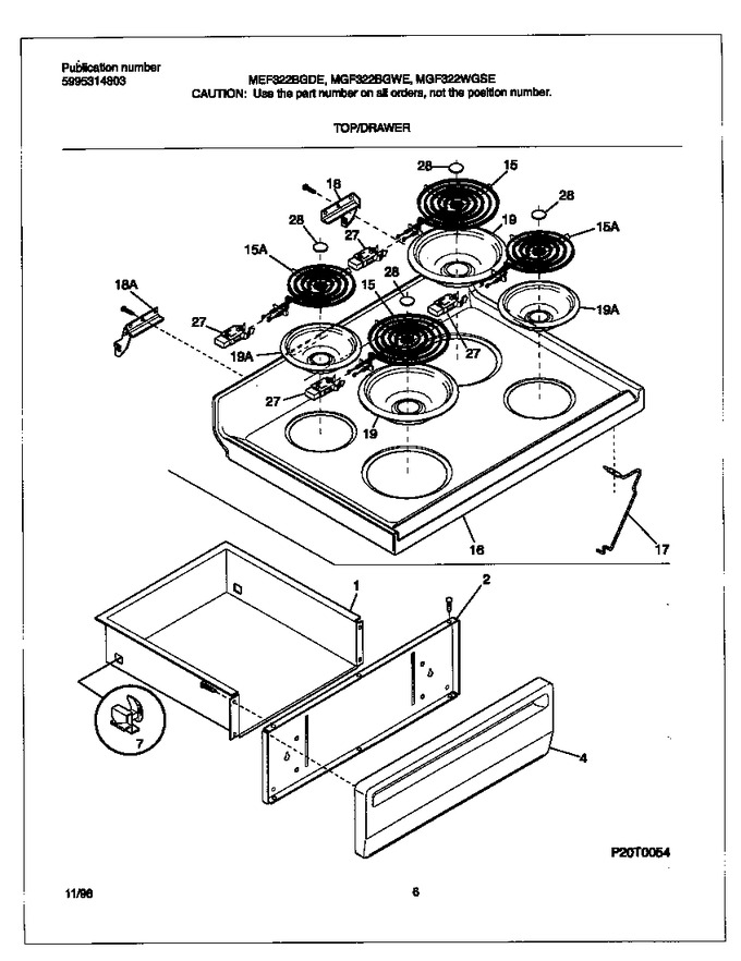 Diagram for MEF322BGWE