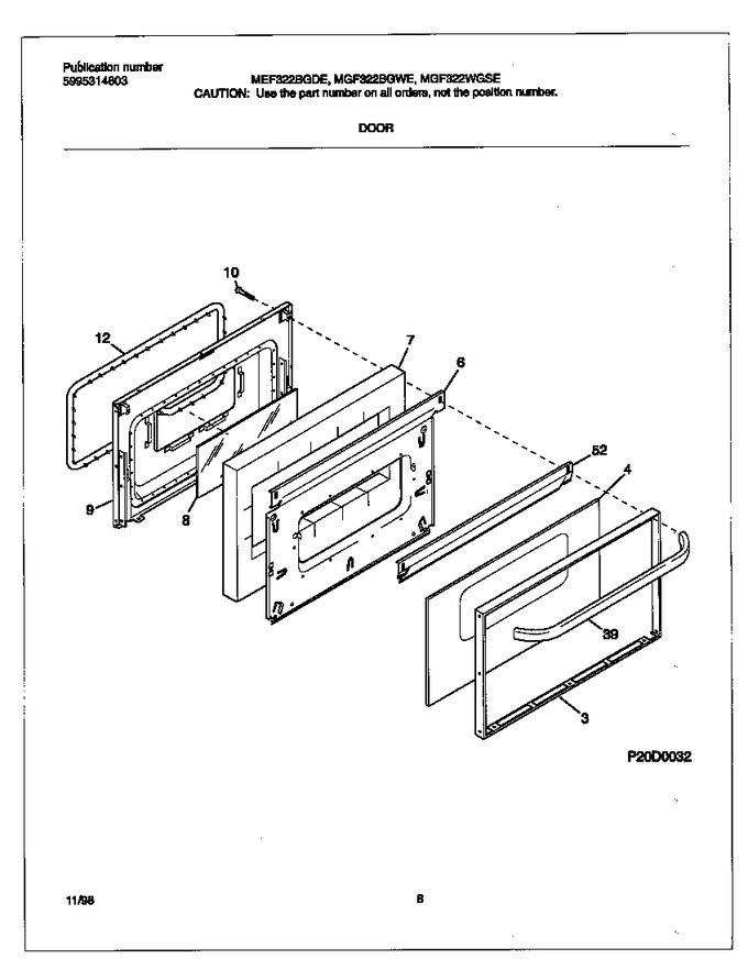 Diagram for MEF322BGWE