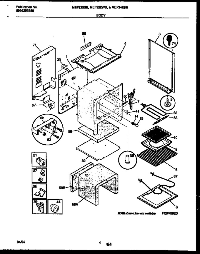 Diagram for MEF342BBWA