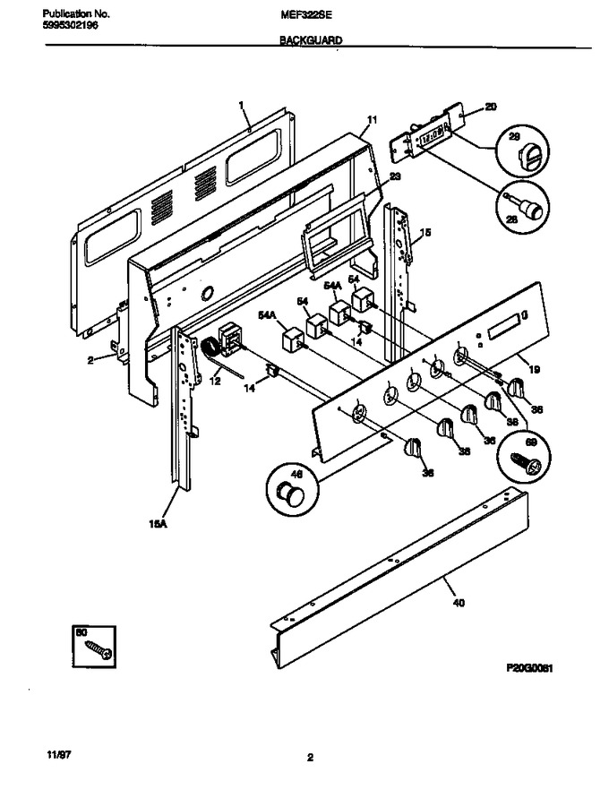Diagram for MEF322SEWC