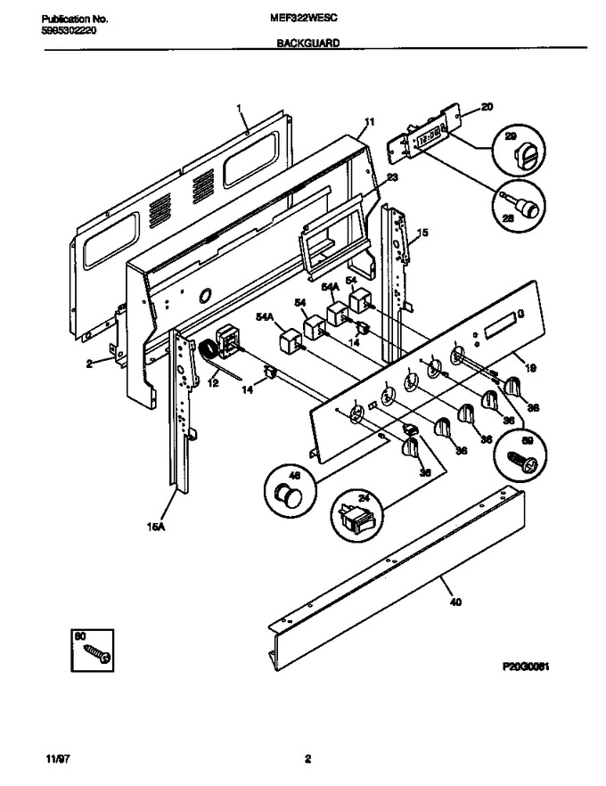 Diagram for MEF322WESC